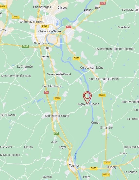 Gites De La Chapelle Gigny-sur-Saone Eksteriør billede